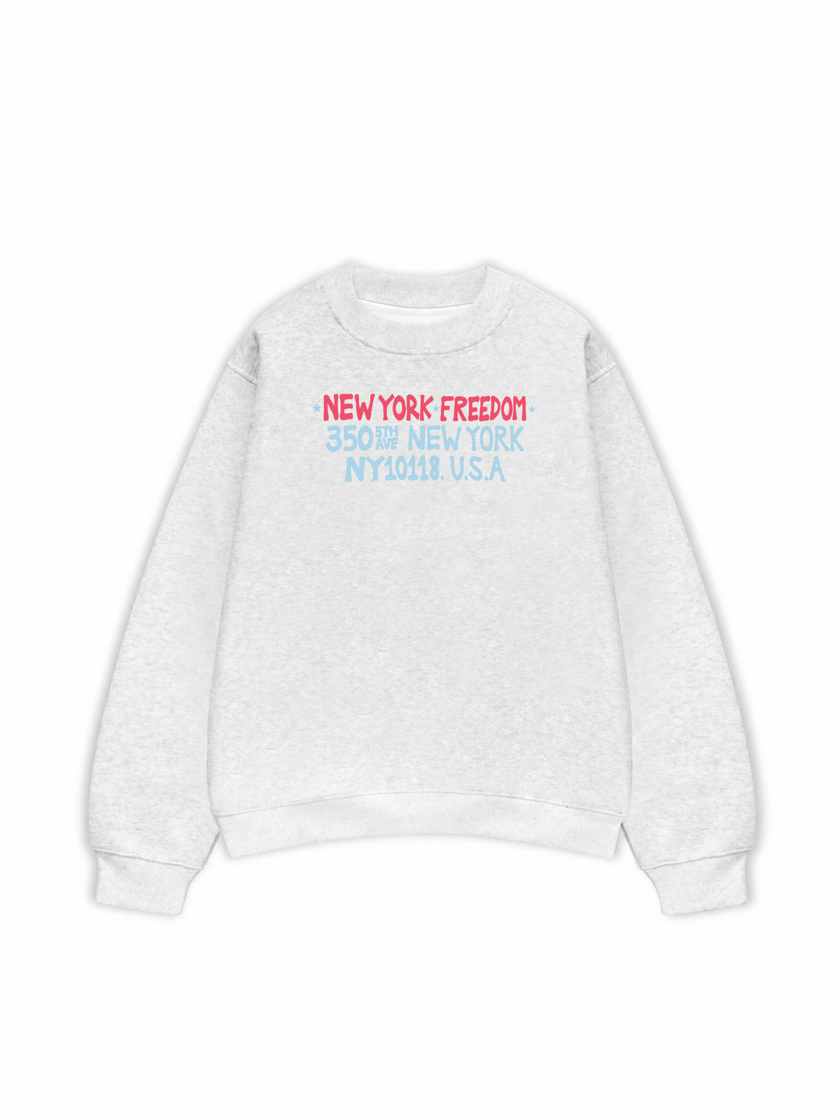 Áo Sweater Nỉ Hai Da New York Freedom