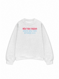 Áo Sweater Nỉ Hai Da New York Freedom
