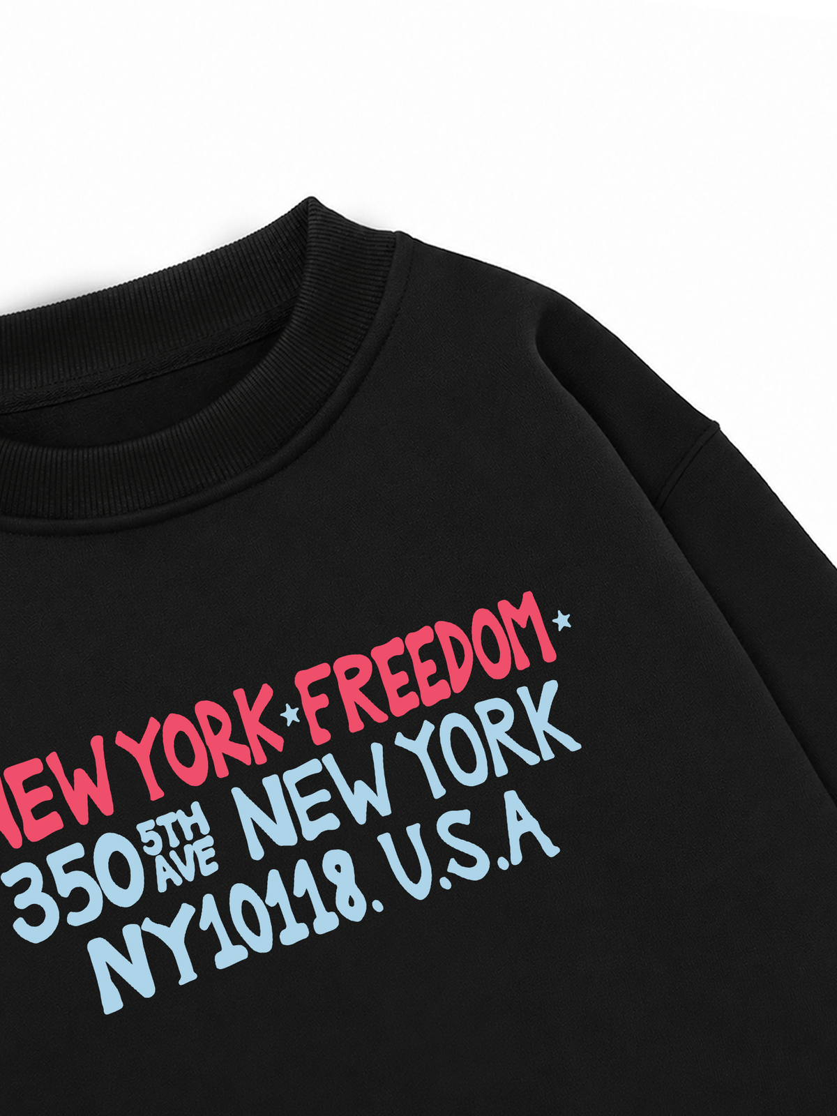 Áo Sweater Nỉ Hai Da New York Freedom