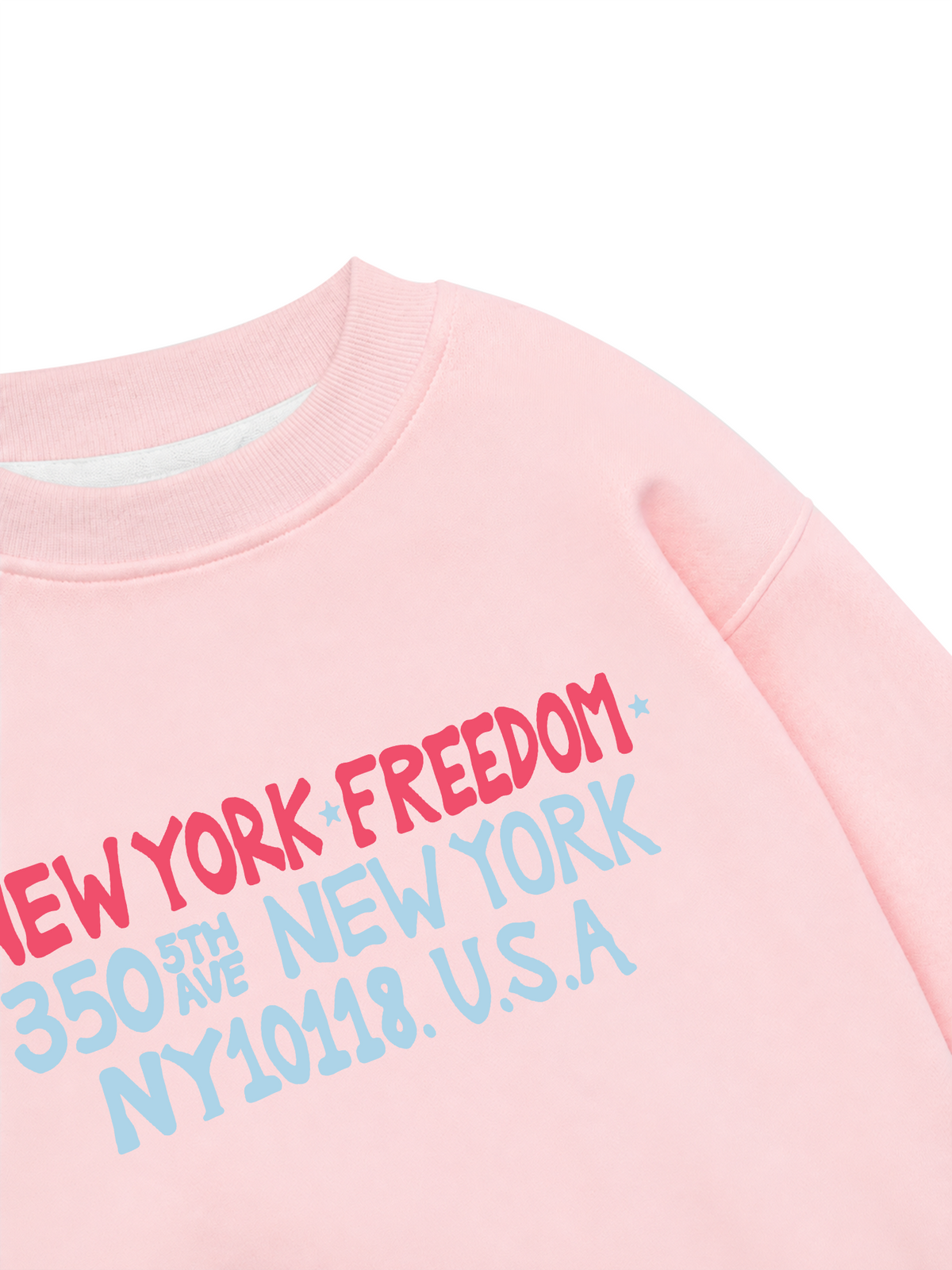 Áo Sweater Nỉ Hai Da New York Freedom