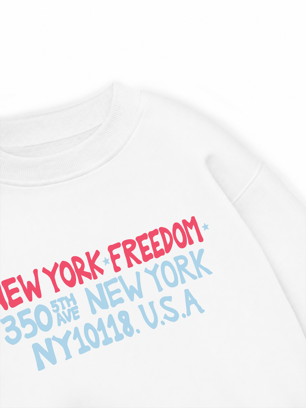 Áo Sweater Nỉ Hai Da New York Freedom