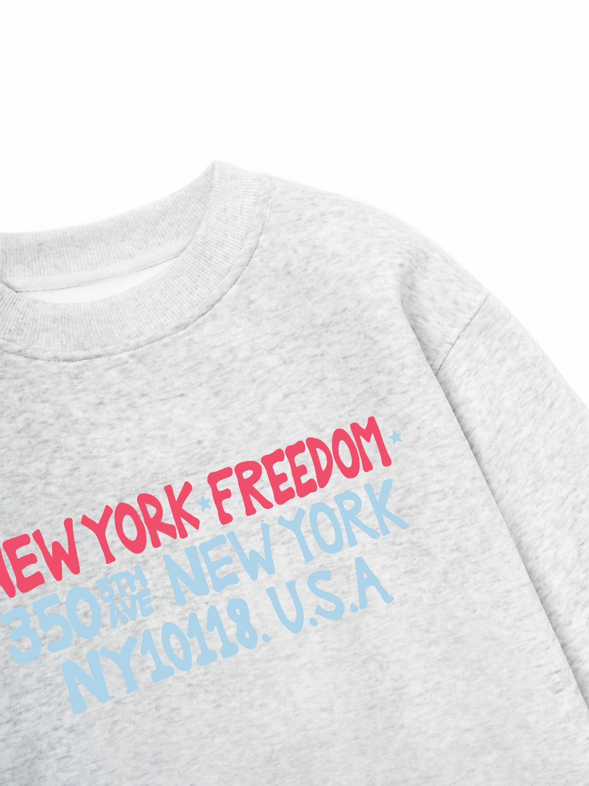 Áo Sweater Nỉ Hai Da New York Freedom