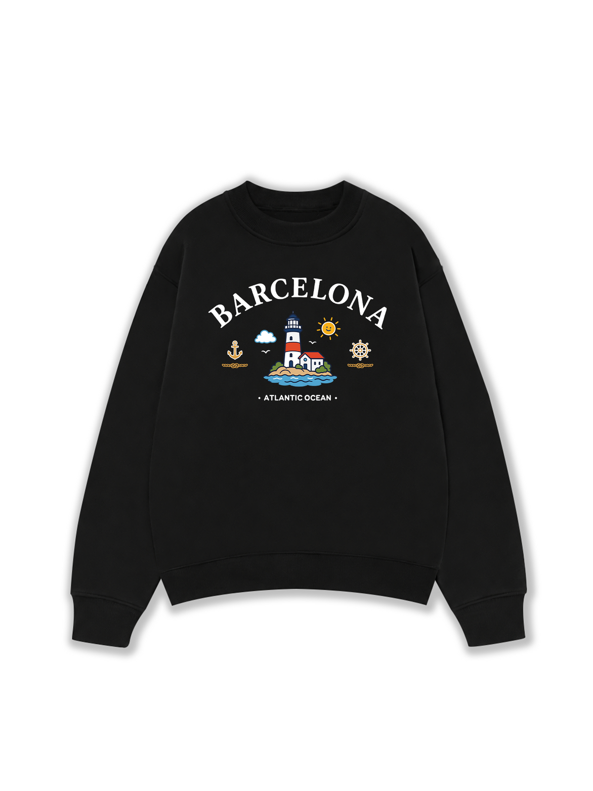 Áo Sweater Nỉ Hai Da Atlantic Ocean