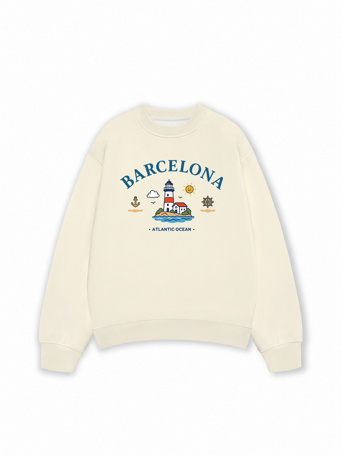 Áo Sweater Nỉ Hai Da Atlantic Ocean