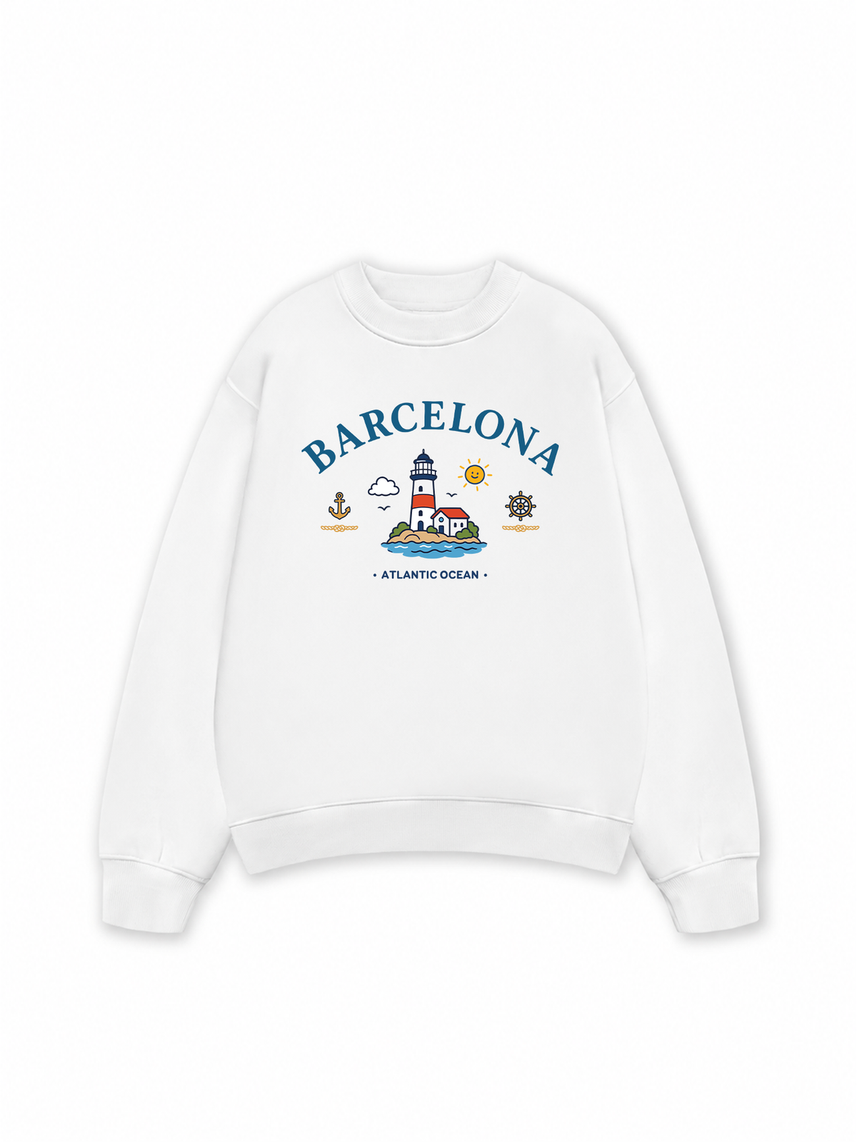 Áo Sweater Nỉ Hai Da Atlantic Ocean