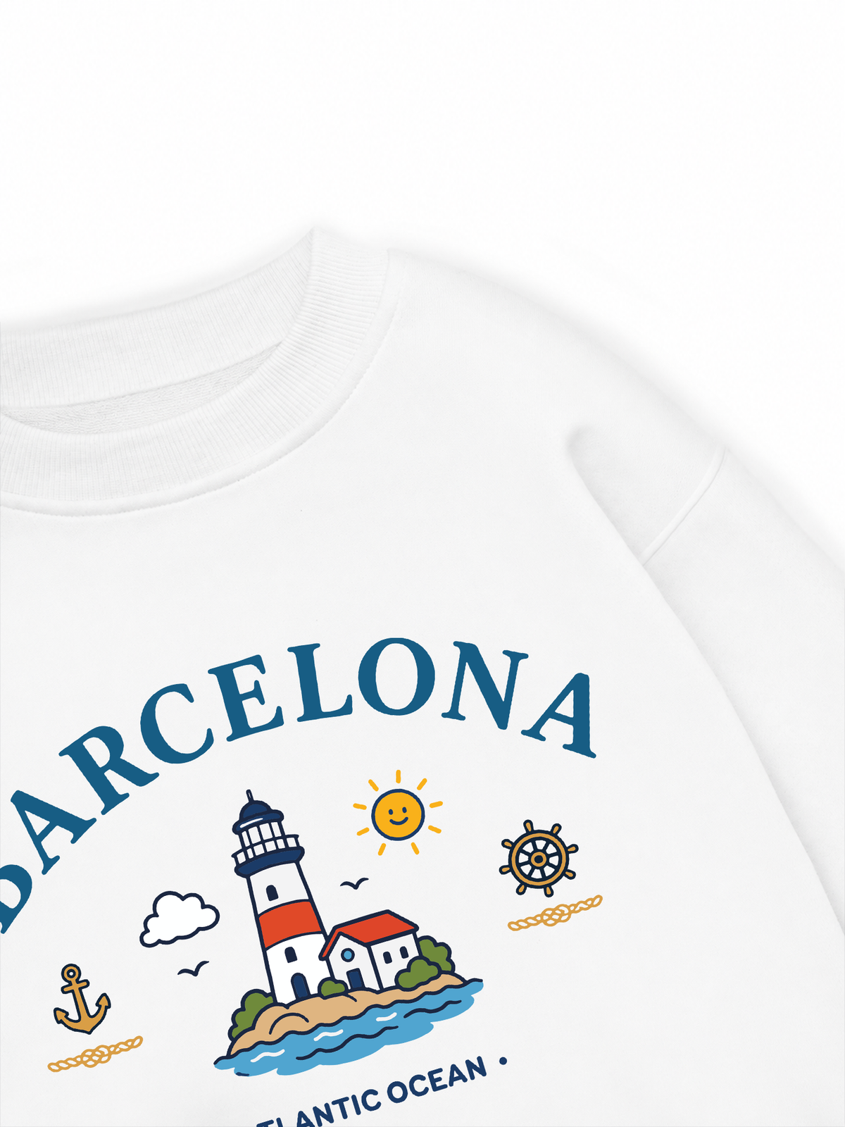 Áo Sweater Nỉ Hai Da Atlantic Ocean