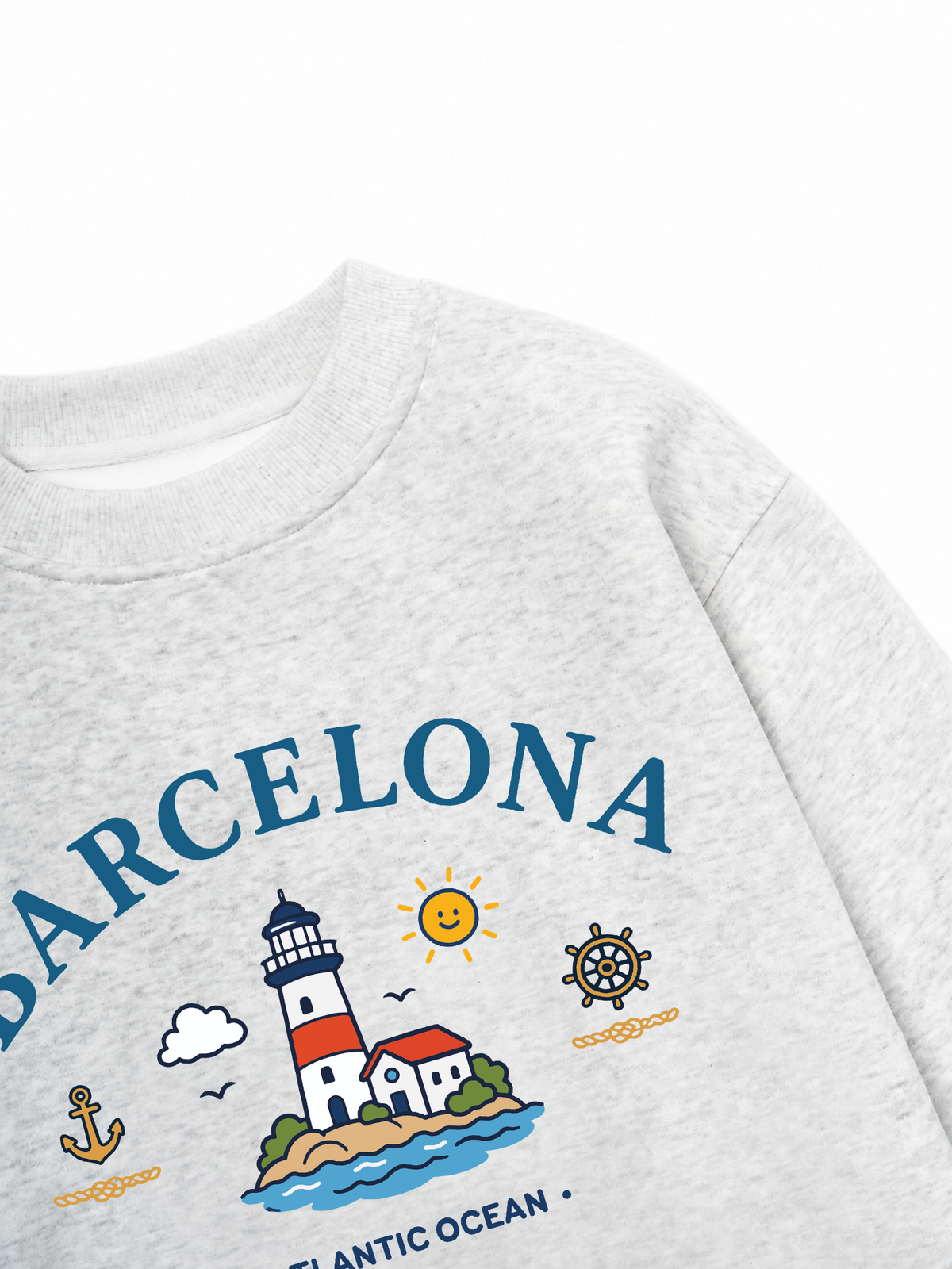 Áo Sweater Nỉ Hai Da Atlantic Ocean