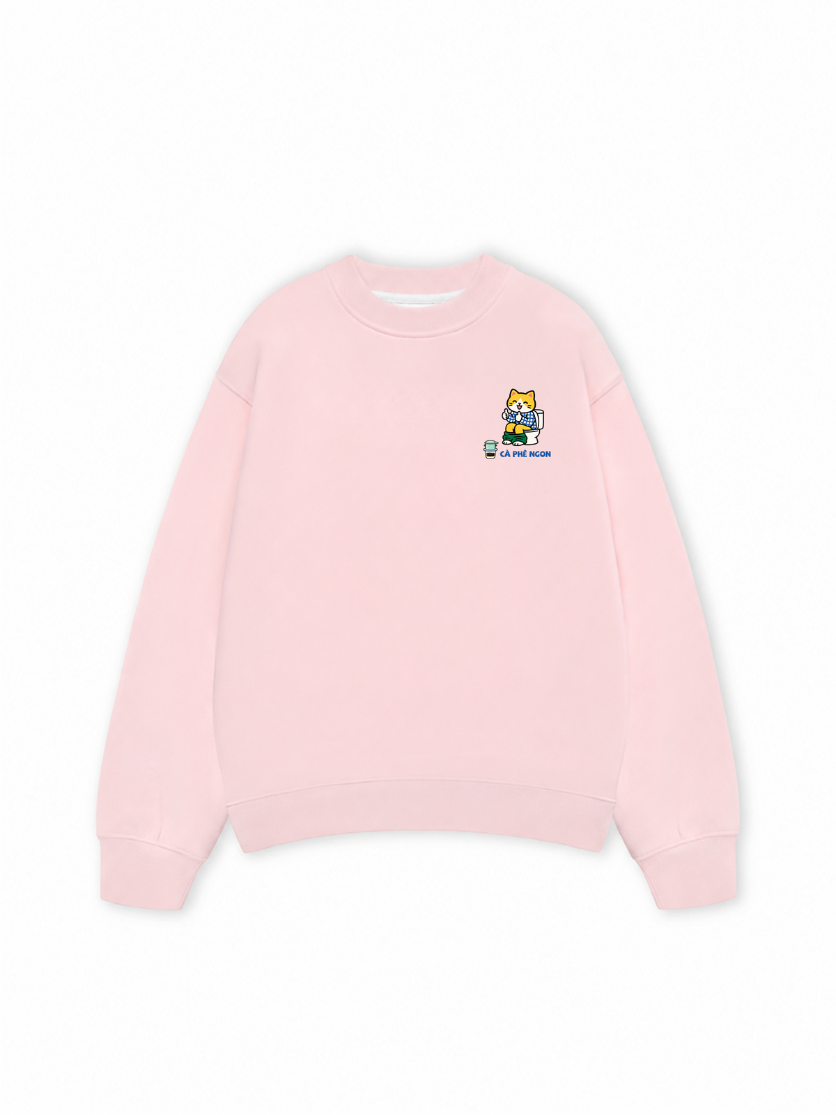 Áo Sweater Nỉ Hai Da Cà Phê Ngon
