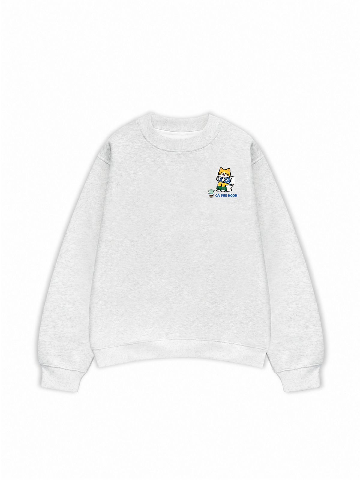 Áo Sweater Nỉ Hai Da Cà Phê Ngon