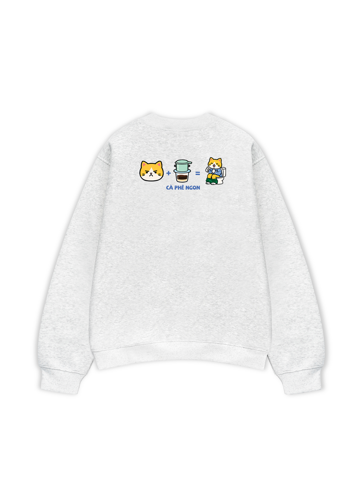 Áo Sweater Nỉ Hai Da Cà Phê Ngon