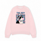 Áo Sweater Nỉ Hai Da Pink Bubble Meow