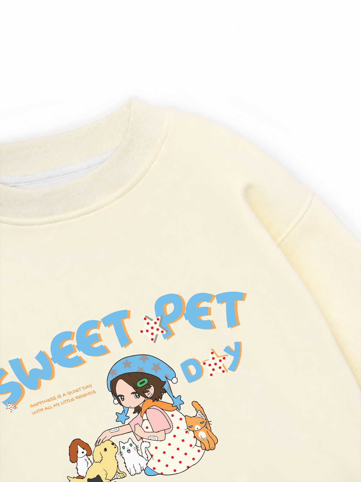 Áo Sweater Nỉ Hai Da Sweet Pet Day
