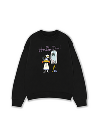 Áo Sweater Nỉ Hai Da Hello June