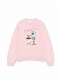 Áo Sweater Nỉ Hai Da Hello June