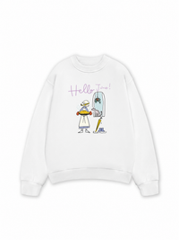 Áo Sweater Nỉ Hai Da Hello June