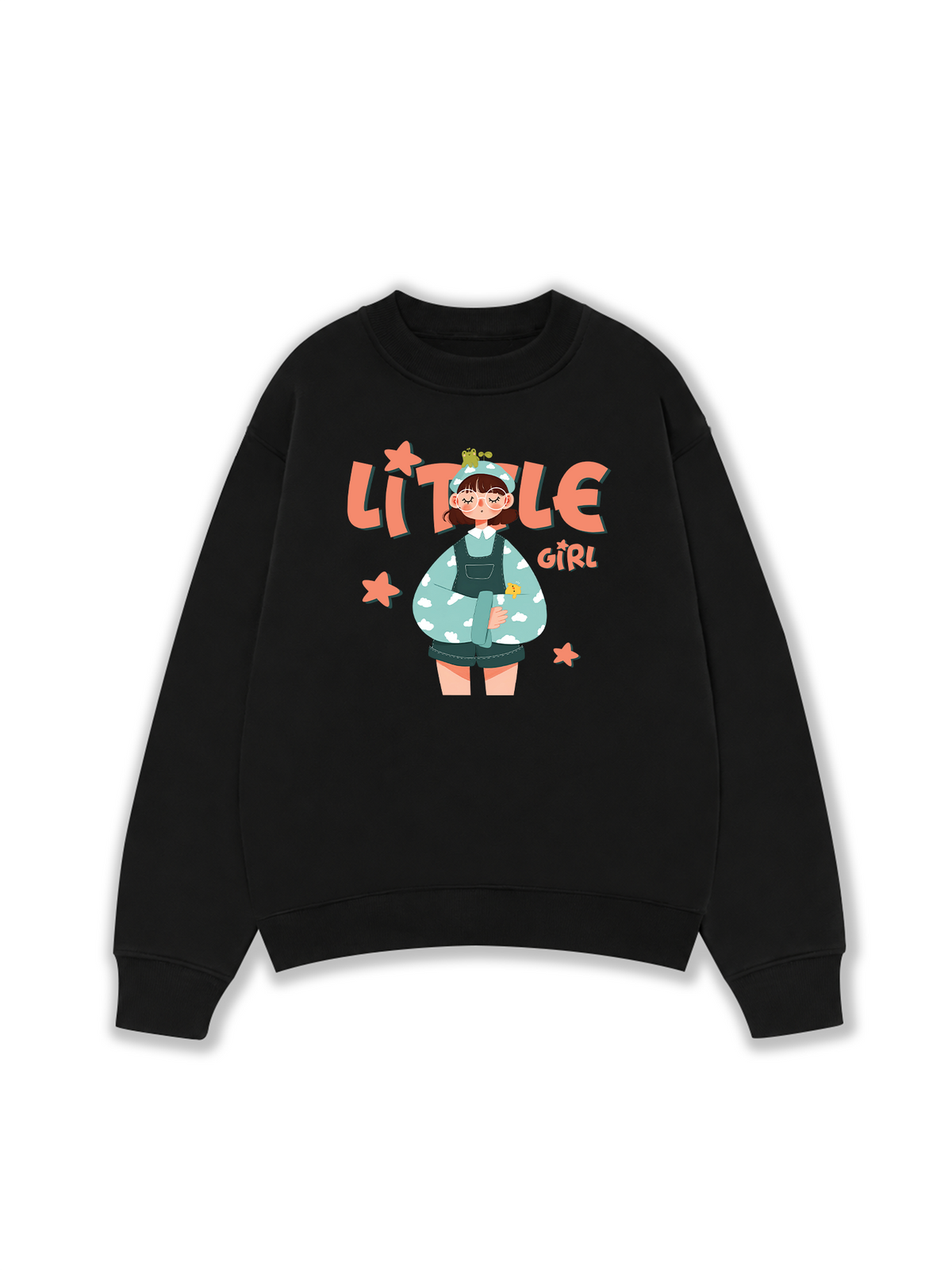 Áo Sweater Nỉ Hai Da Little Cloud Girl