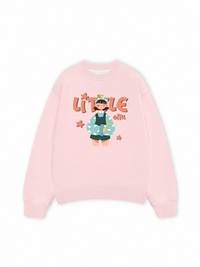 Áo Sweater Nỉ Hai Da Little Cloud Girl