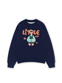 Áo Sweater Nỉ Hai Da Little Cloud Girl