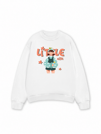 Áo Sweater Nỉ Hai Da Little Cloud Girl