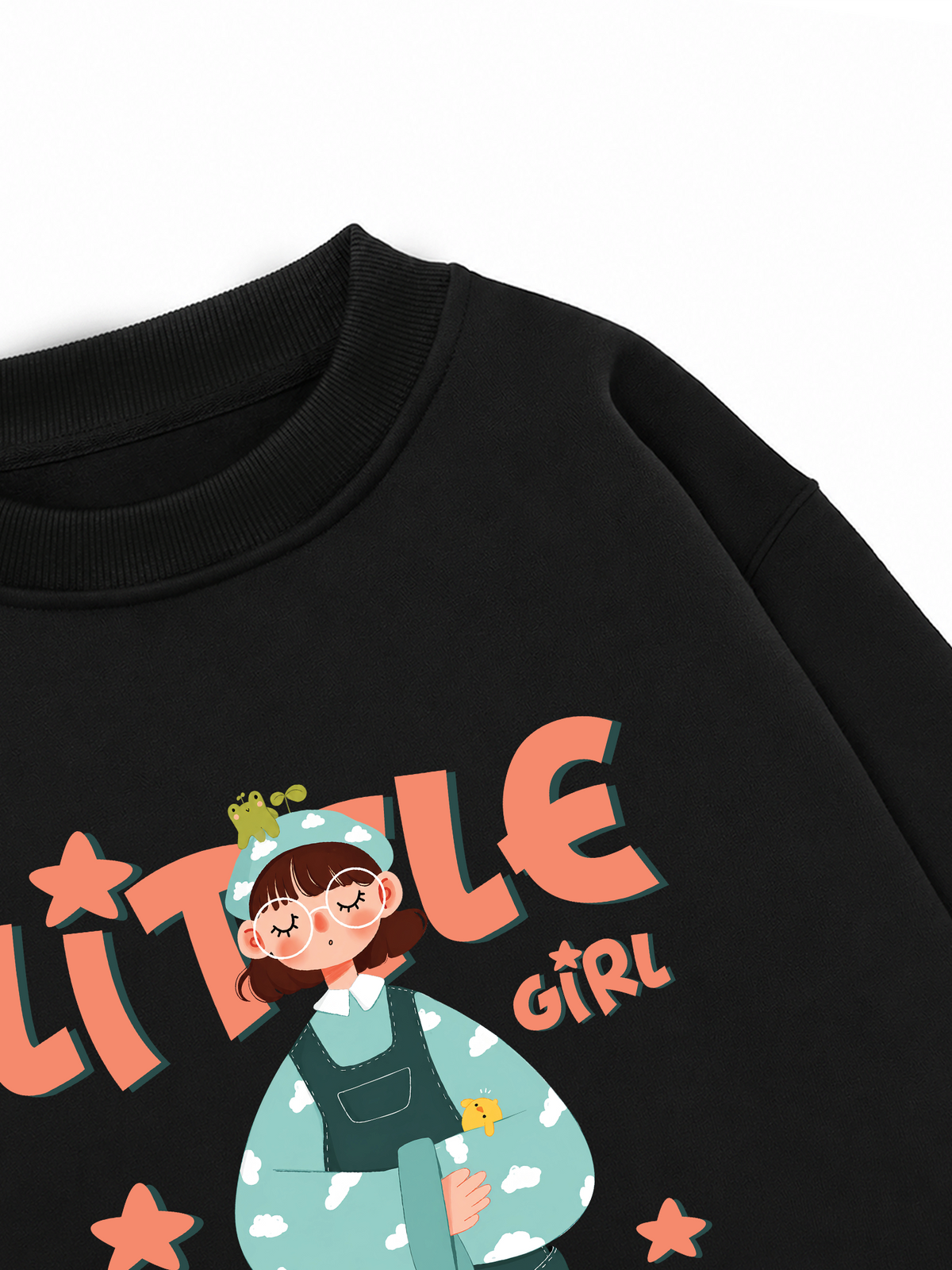 Áo Sweater Nỉ Hai Da Little Cloud Girl