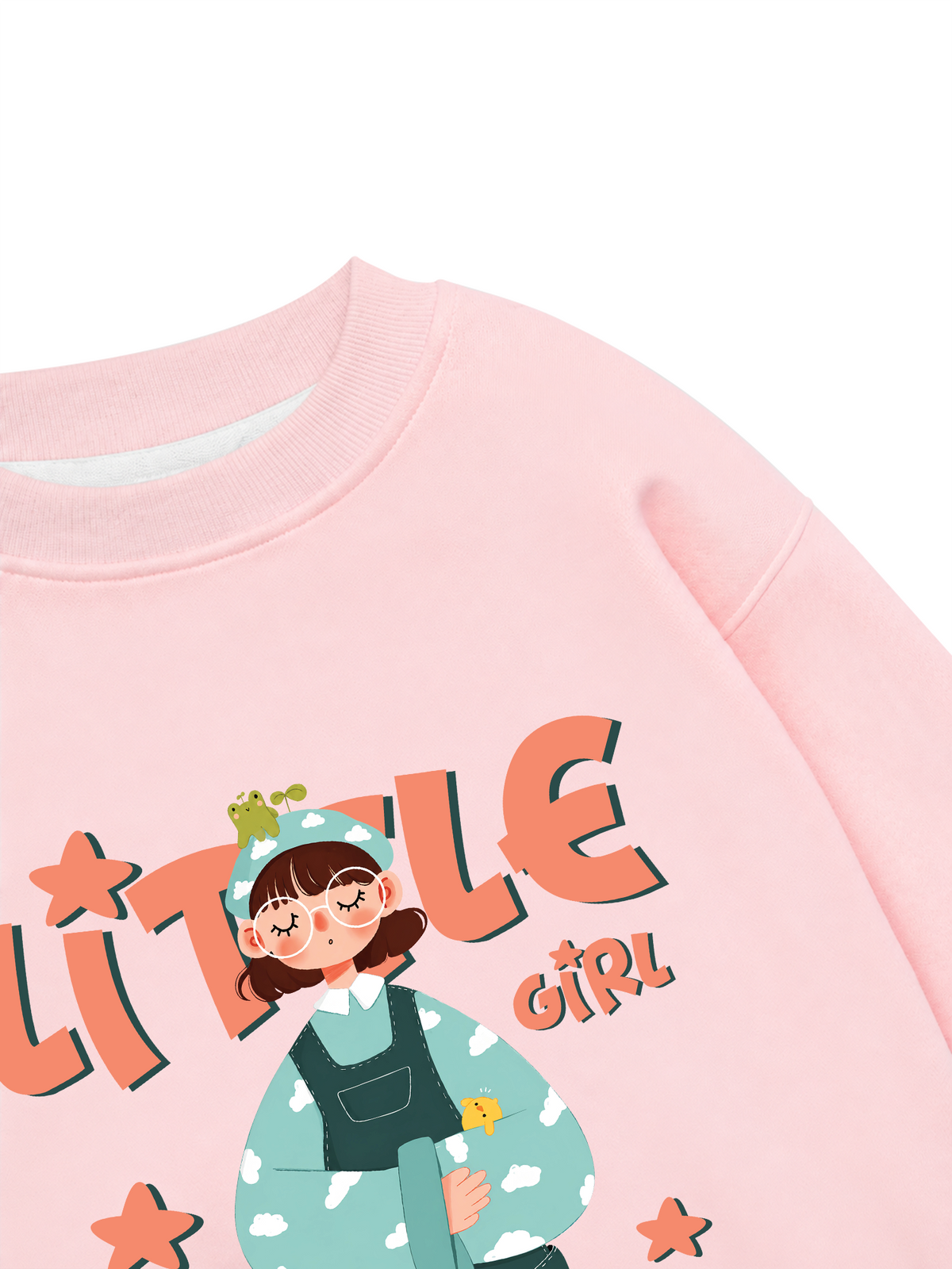 Áo Sweater Nỉ Hai Da Little Cloud Girl