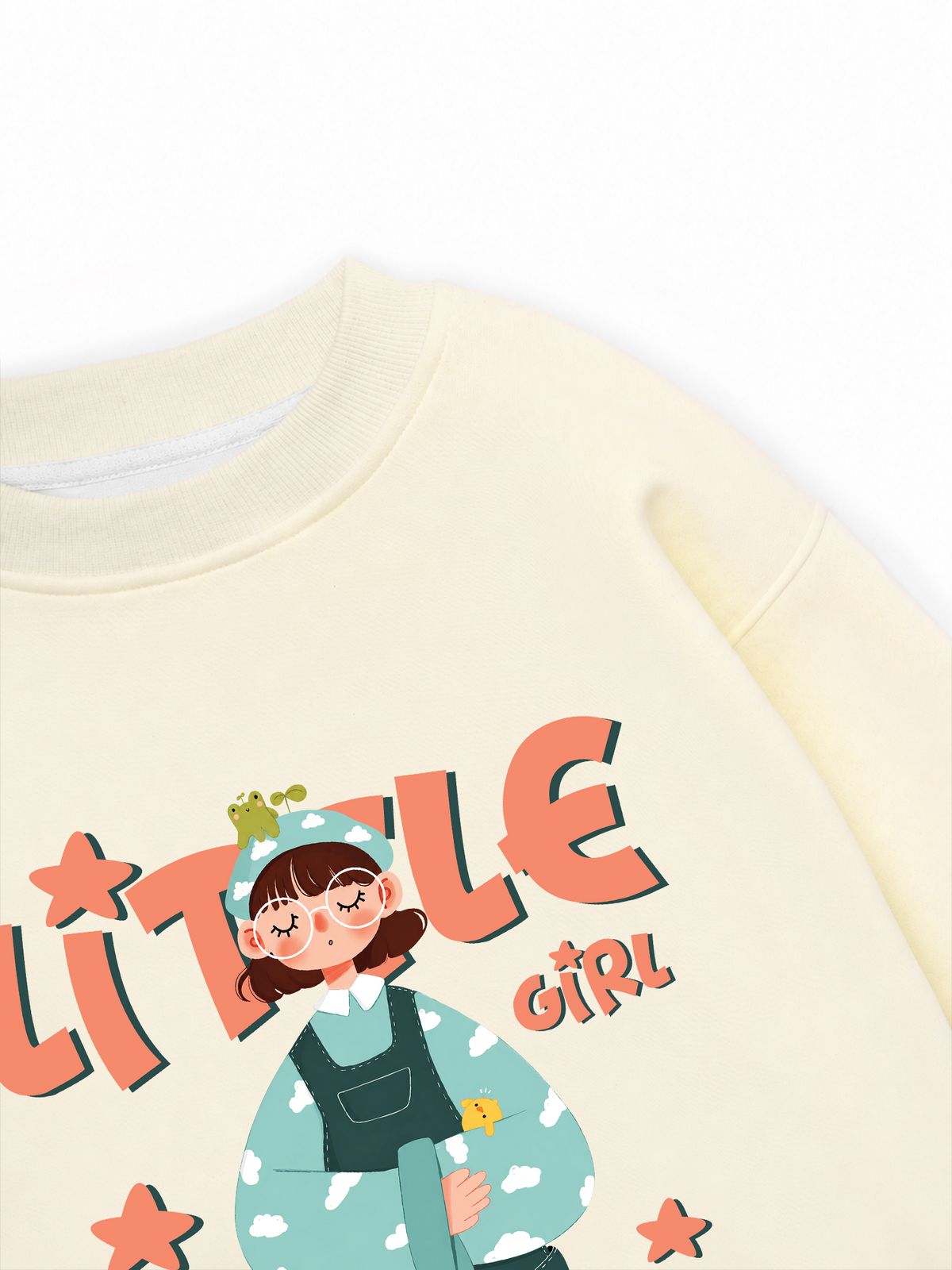 Áo Sweater Nỉ Hai Da Little Cloud Girl