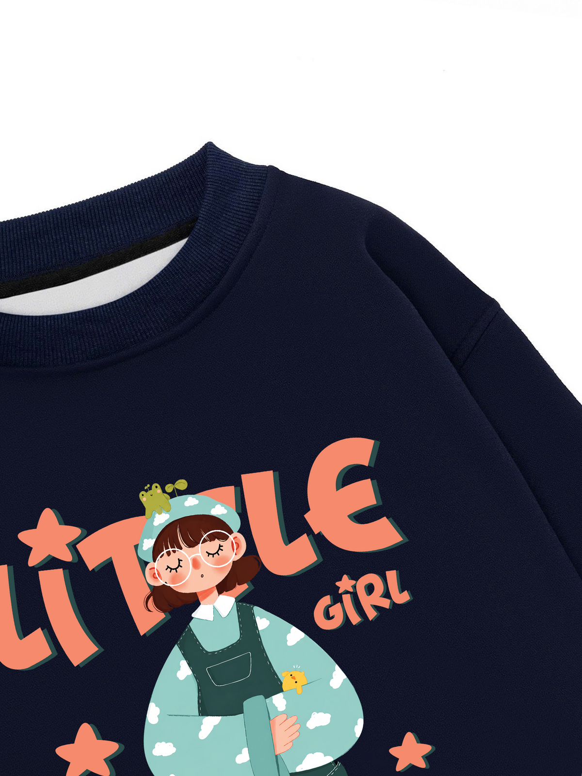 Áo Sweater Nỉ Hai Da Little Cloud Girl