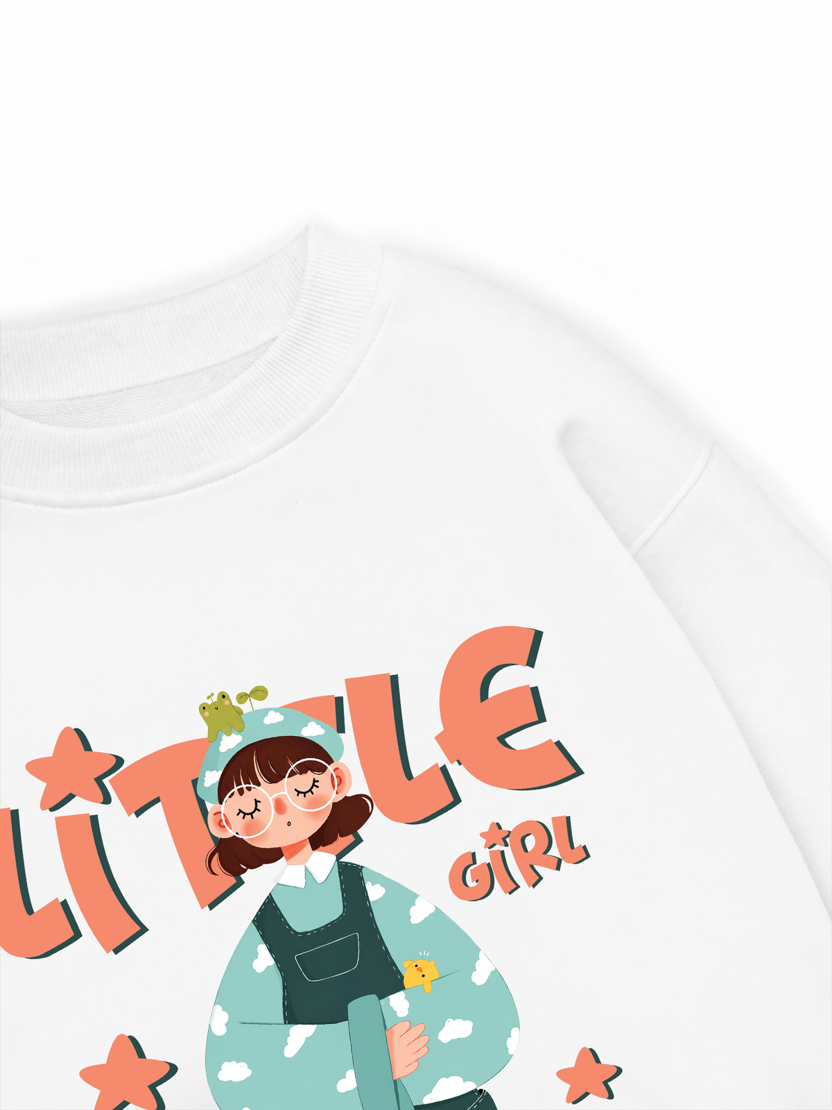 Áo Sweater Nỉ Hai Da Little Cloud Girl