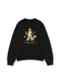 Áo Sweater Nỉ Hai Da Bread Lover