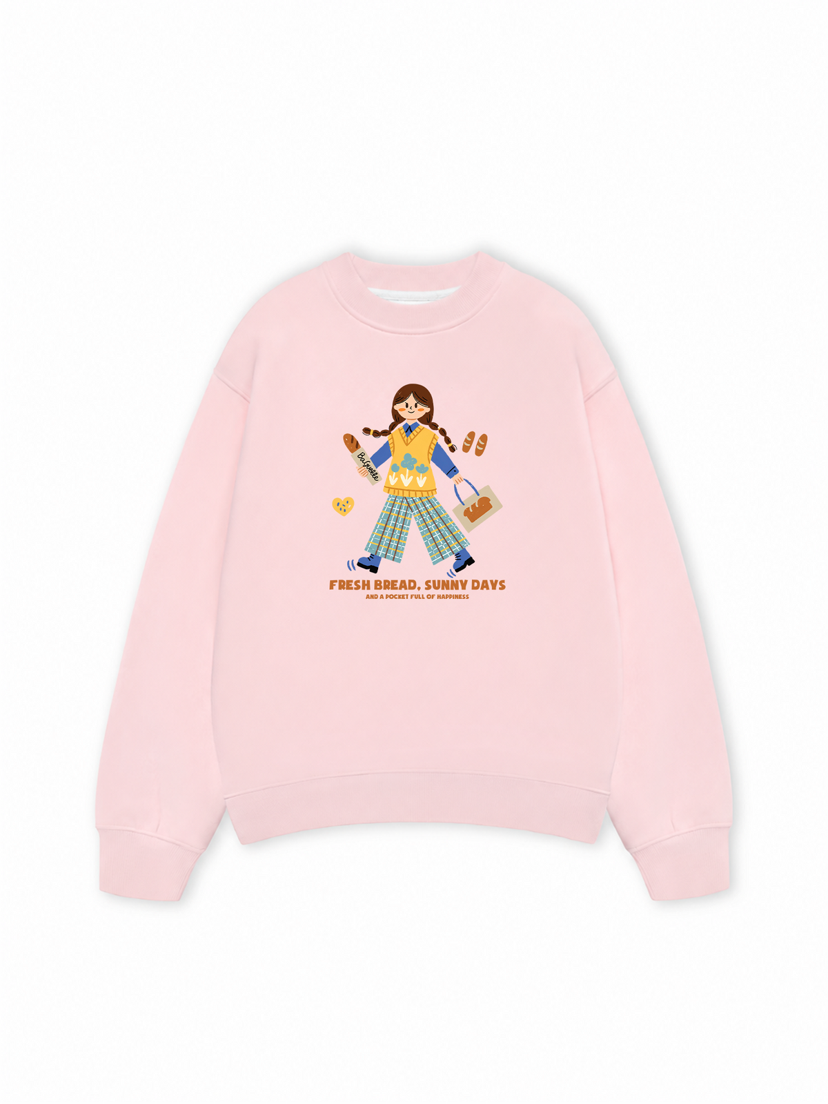 Áo Sweater Nỉ Hai Da Bread Lover