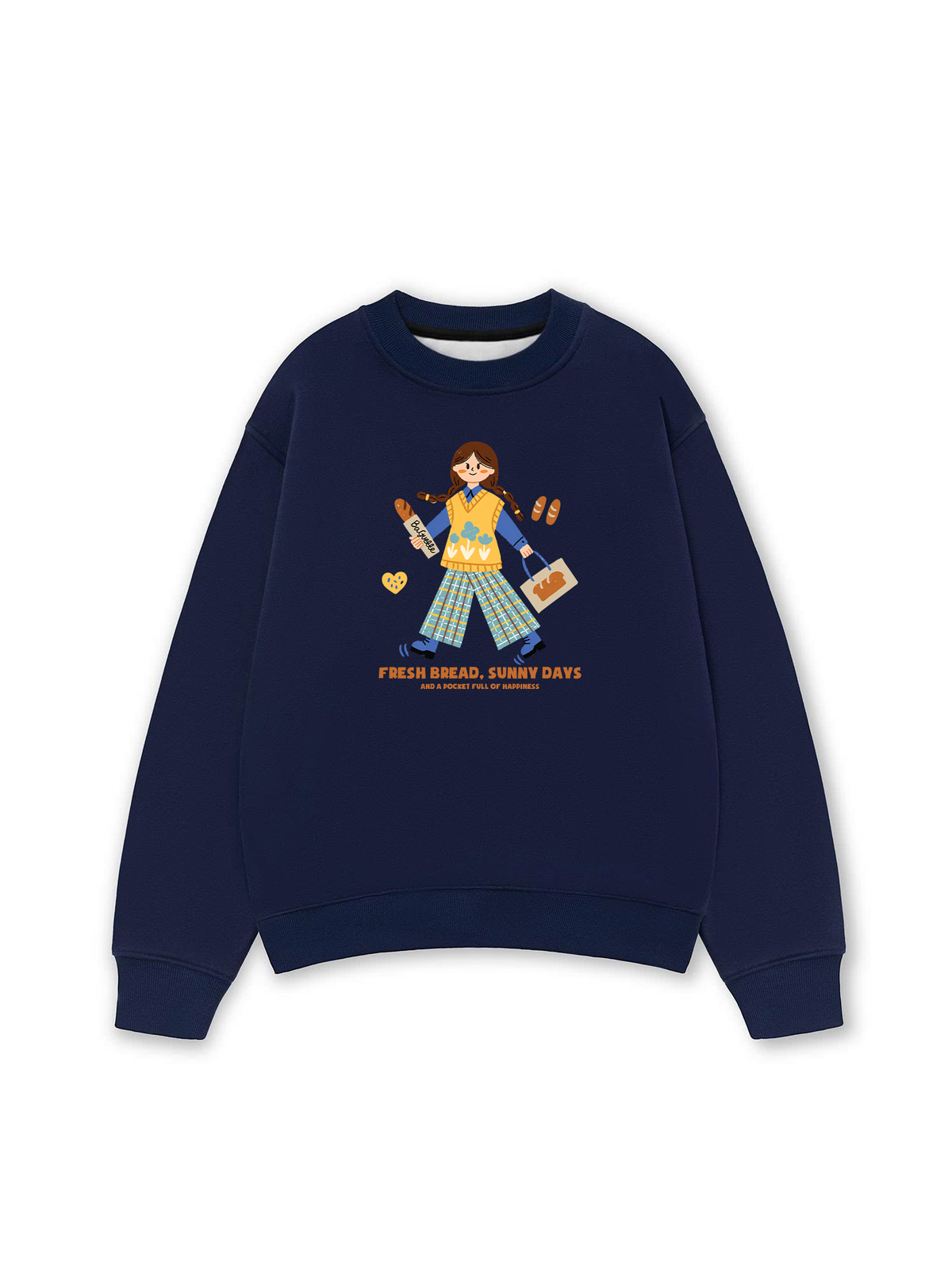 Áo Sweater Nỉ Hai Da Bread Lover