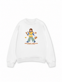 Áo Sweater Nỉ Hai Da Bread Lover