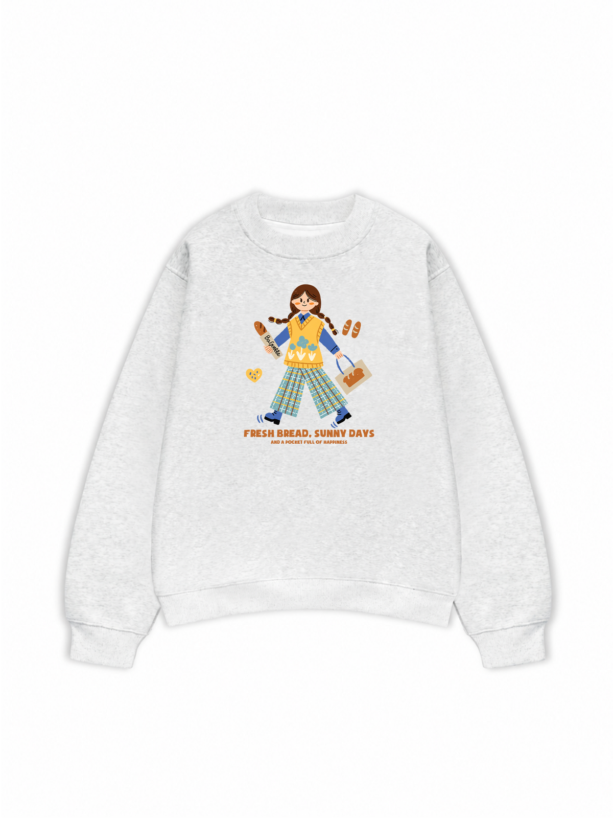 Áo Sweater Nỉ Hai Da Bread Lover