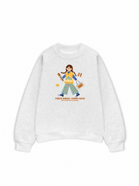 Áo Sweater Nỉ Hai Da Bread Lover