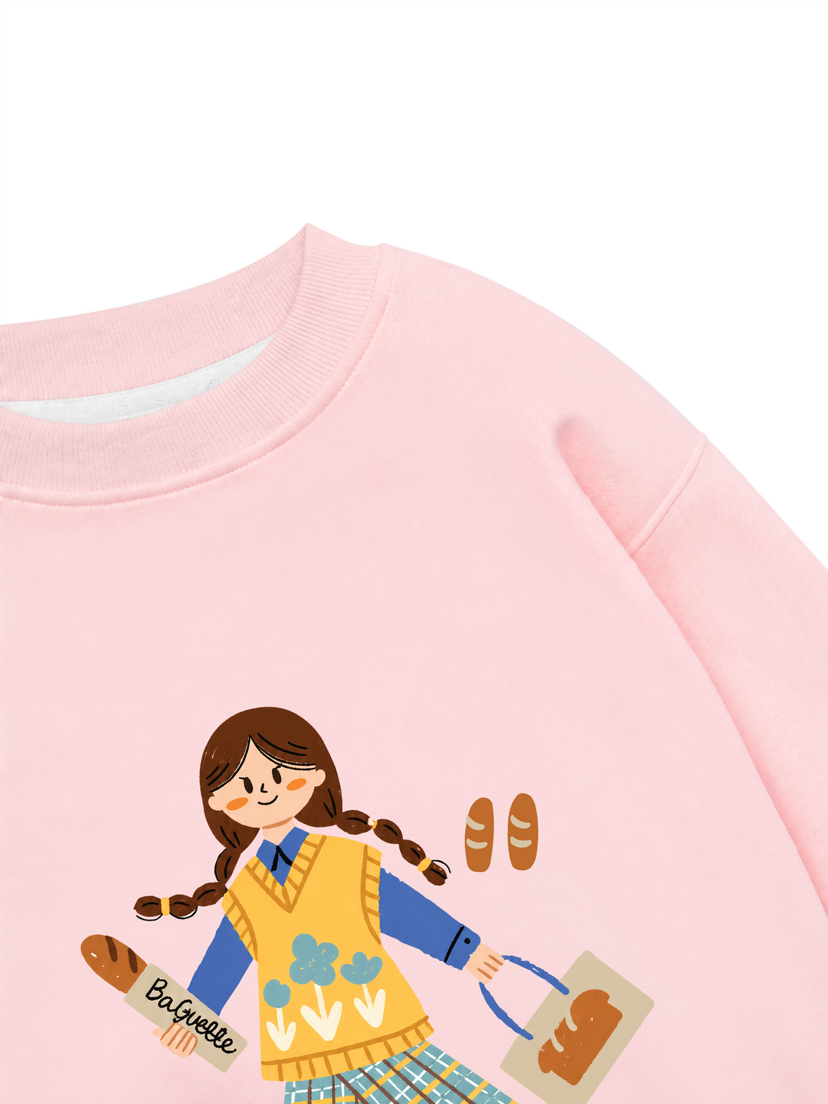 Áo Sweater Nỉ Hai Da Bread Lover