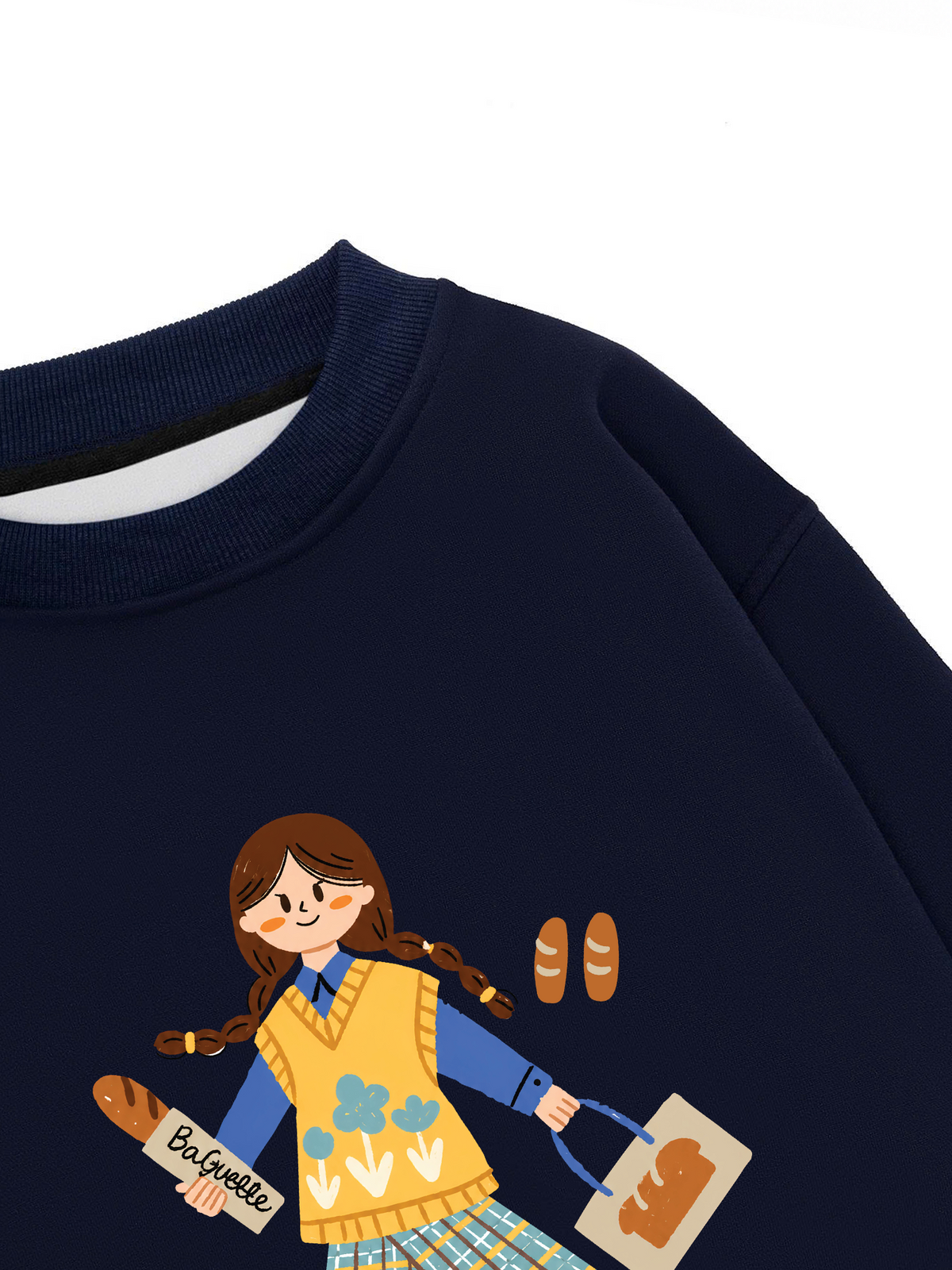 Áo Sweater Nỉ Hai Da Bread Lover