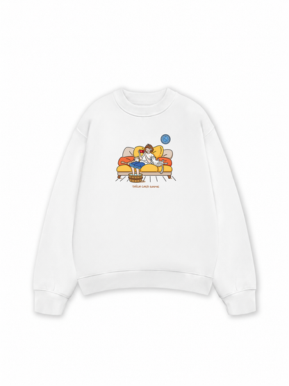 Áo Sweater Nỉ Hai Da Everyday Diary Thích Chơi Game