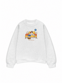 Áo Sweater Nỉ Hai Da Everyday Diary Thích Chơi Game