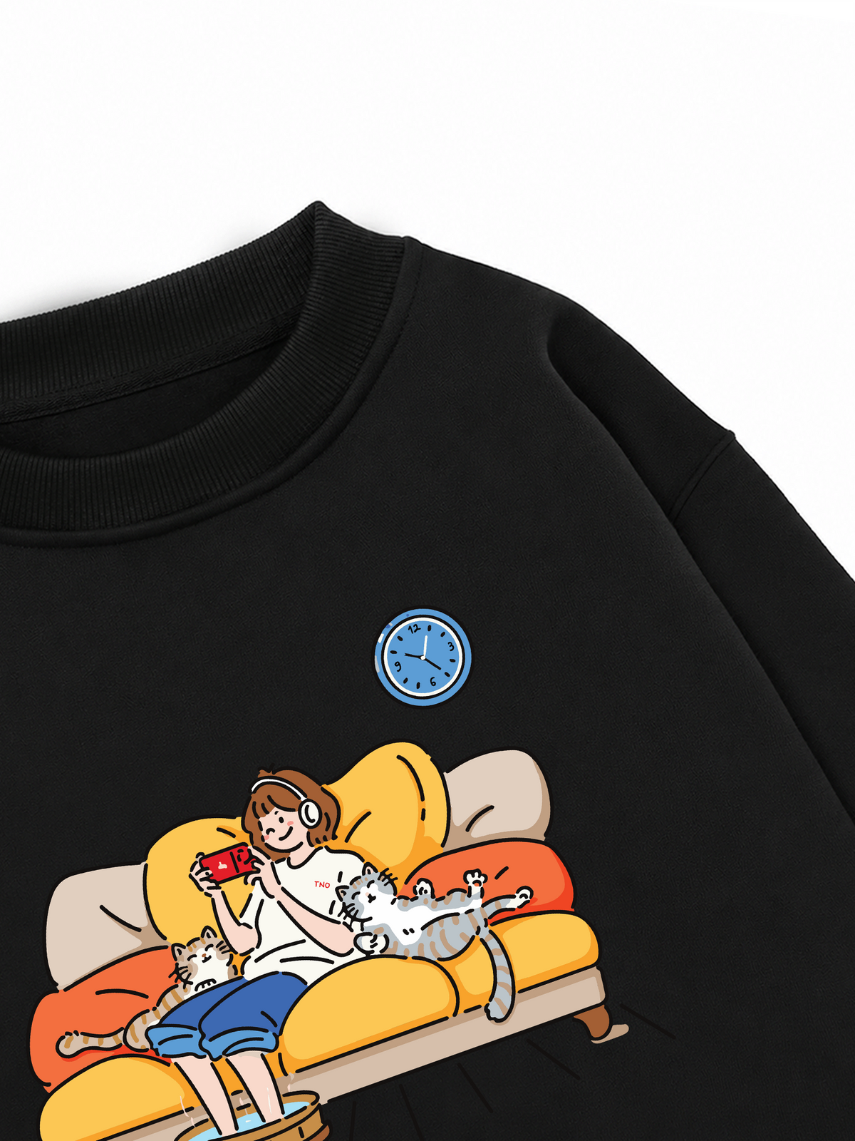 Áo Sweater Nỉ Hai Da Everyday Diary Thích Chơi Game