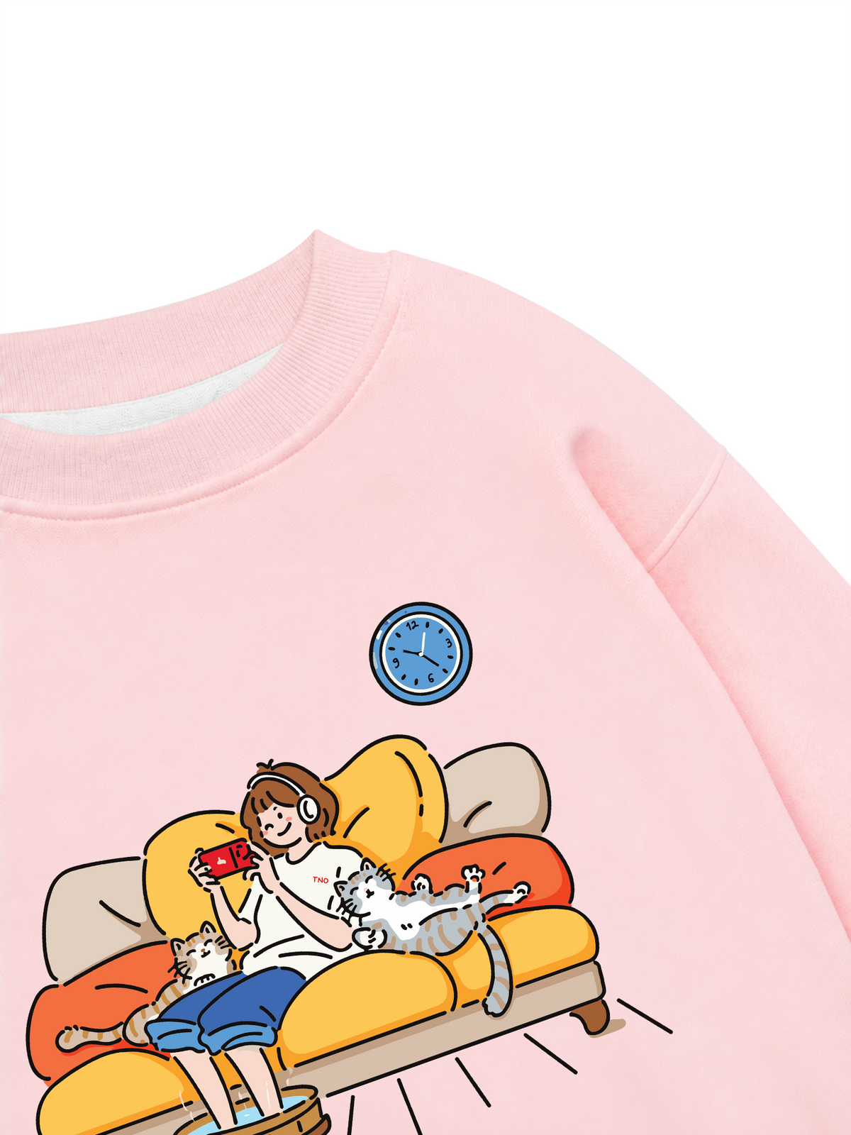 Áo Sweater Nỉ Hai Da Everyday Diary Thích Chơi Game