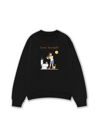 Áo Sweater Nỉ Hai Da Everyday Diary Love Yourself