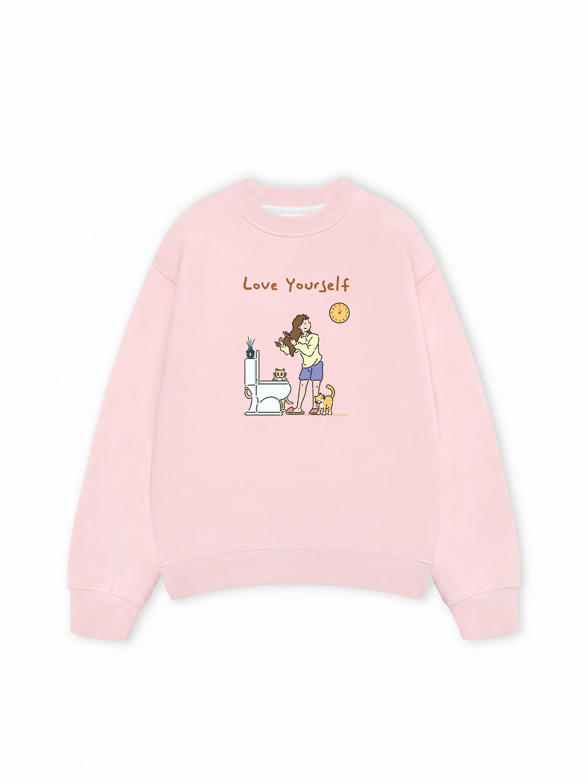 Áo Sweater Nỉ Hai Da Everyday Diary Love Yourself