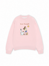 Áo Sweater Nỉ Hai Da Everyday Diary Love Yourself