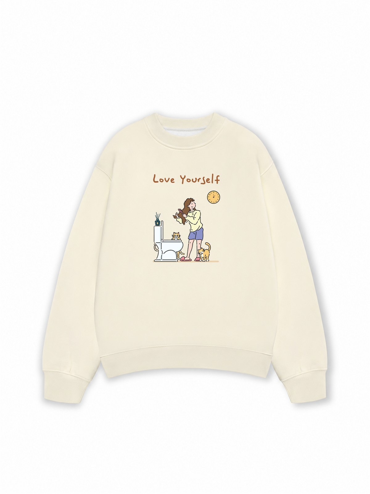 Áo Sweater Nỉ Hai Da Everyday Diary Love Yourself