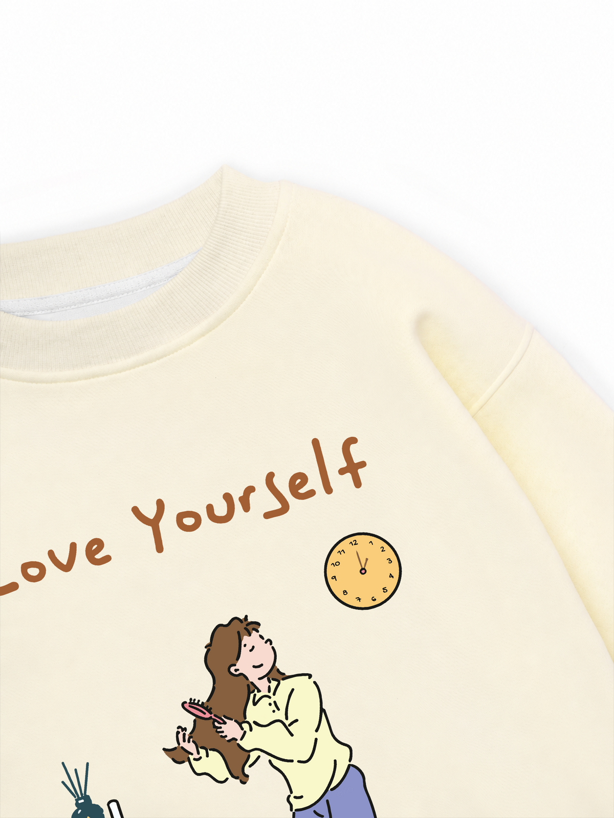 Áo Sweater Nỉ Hai Da Everyday Diary Love Yourself
