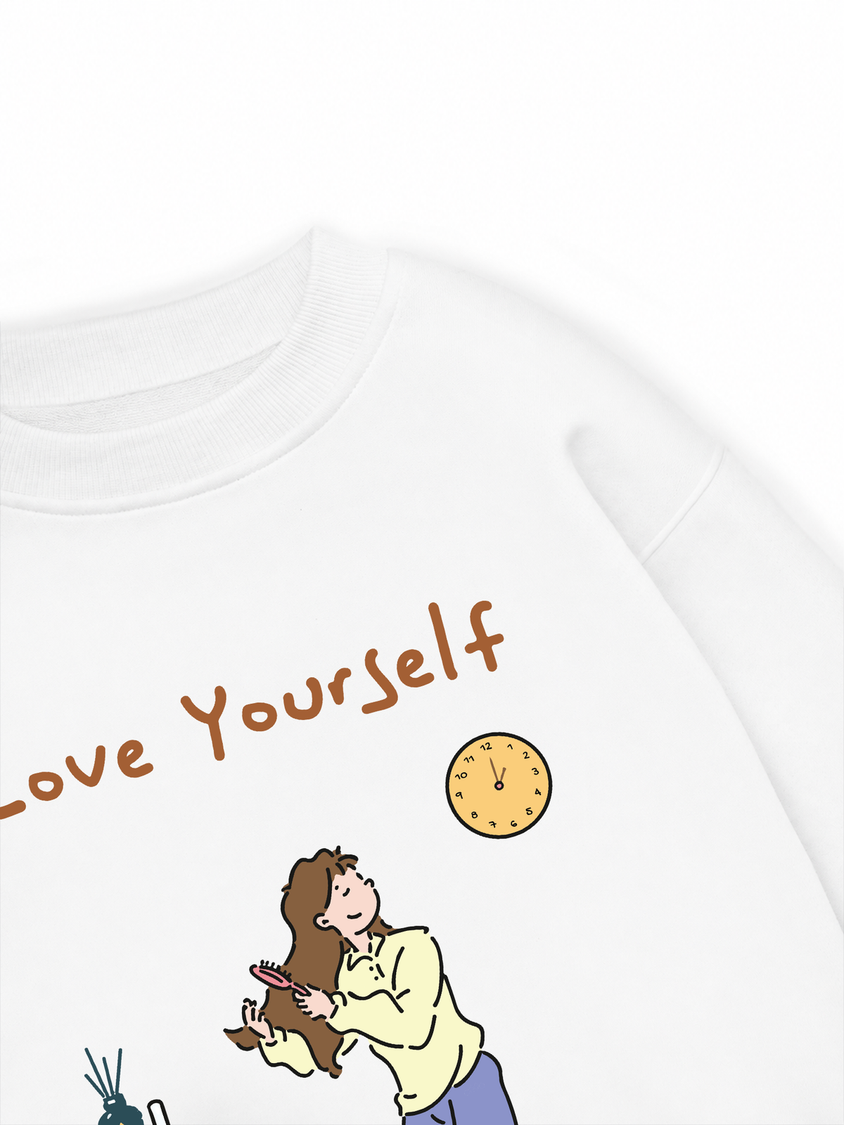 Áo Sweater Nỉ Hai Da Everyday Diary Love Yourself