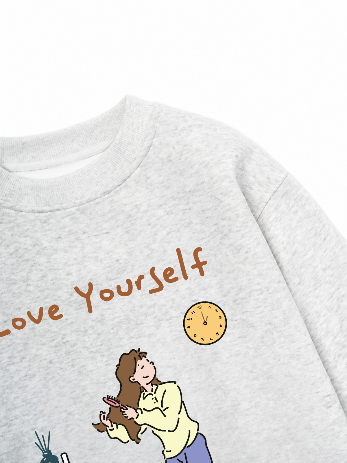 Áo Sweater Nỉ Hai Da Everyday Diary Love Yourself