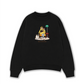 Áo Sweater Nỉ Hai Da Everyday Diary Sách Cà Phê Và Mèo