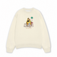 Áo Sweater Nỉ Hai Da Everyday Diary Sách Cà Phê Và Mèo