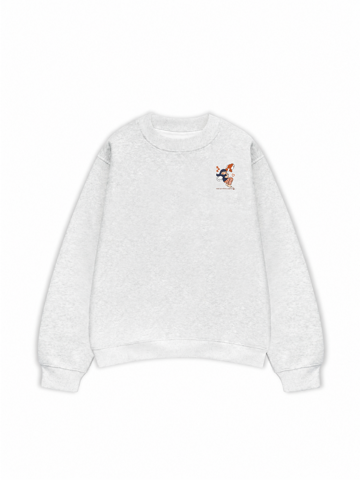Áo Sweater Nỉ Hai Da Nạp Lại Năng Lượng